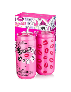 Vasos de Cristal Dragon Glassware Mean Girls 20 oz Set 2