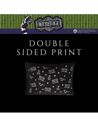 Funda de Almohada Satén Beetlejuice 50x76 cm Franco