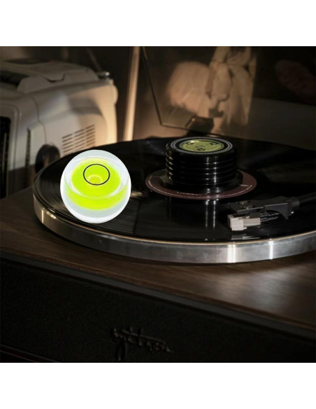 Mini Nivel de Burbuja 5 Piezas AYNEFY 15mm ABS Transparente