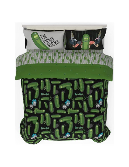 Juego de Cama 7 Piezas Franco Rick & Morty Reina