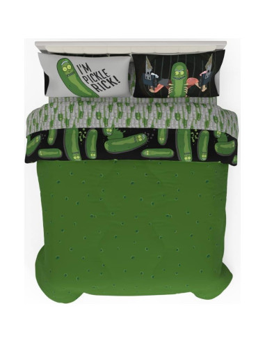 Juego de Cama 7 Piezas Franco Rick & Morty Reina