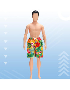 Bencailor 6 Pcs Ropa de Muñeca Pantalones Cortos Playa 2