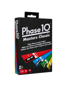 Juego de cartas Phase 10 Masters Mattel para 2 a 6 jugadores