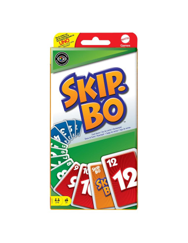 Juego de cartas Skip-BO Mattel para 7 años o más - Exhibición