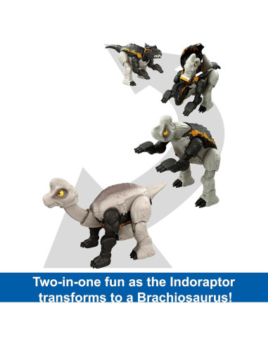 Figura de Acción Mattel Jurassic World 2-en-1 Brachiosaurus