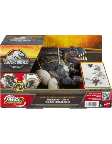 Figura de Acción Mattel Jurassic World 2-en-1 Brachiosaurus