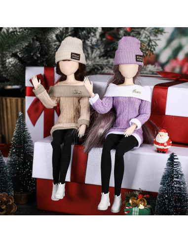 Set de Ropa para Muñeca Geyoga 12 Piezas 30 cm