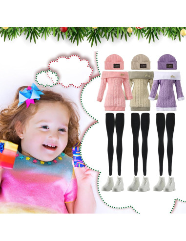 Set de Ropa para Muñeca Geyoga 12 Piezas 30 cm