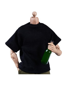 Camiseta Deportiva Negra Meetoget para Muñeca 1/12