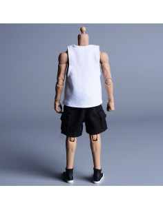 Muñeco Figura Masculina Meetoget 1/12 Camiseta Blanca 2