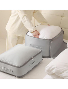 Organizador de Compresión OFY XL Azul para Ropa y Edredones 2