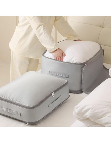 Organizador de Compresión OFY XL Azul para Ropa y Edredones