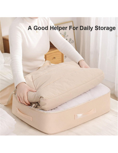 Organizador de Compresión OFY XL Azul para Ropa y Edredones