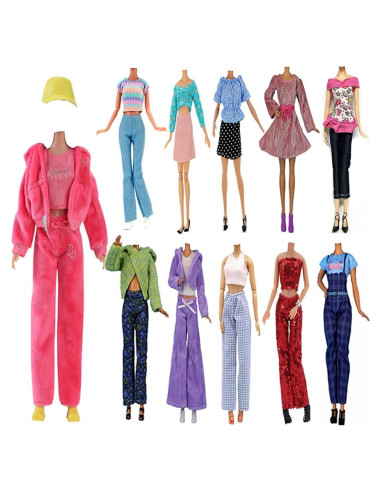 Ropa para muñeca Lance Home 5 conjuntos 29.21 cm