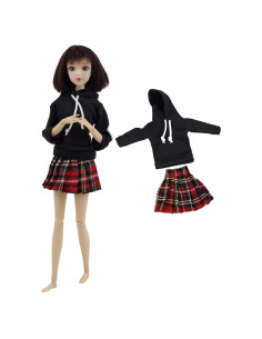Ropa para muñecas 1/6 Apatsuki Sudadera y Falda Estilo C