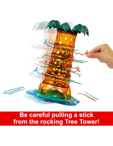 Juego de Fiesta del Árbol Rockin' Mattel Kerplunk Animales