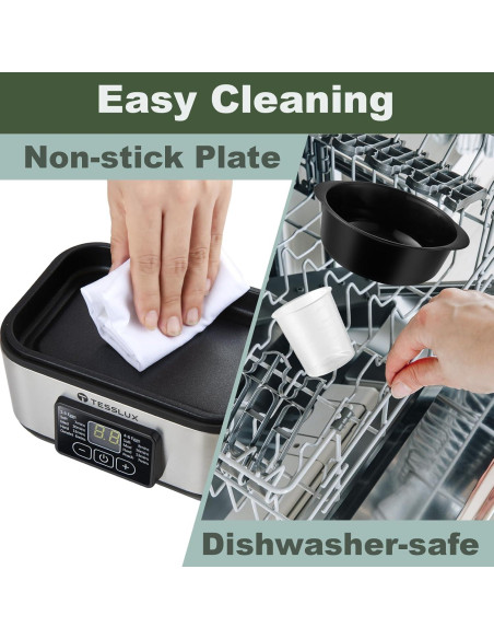 Cocedor de Huevos Eléctrico Tesslux TXEC-2409, 6 Huevos