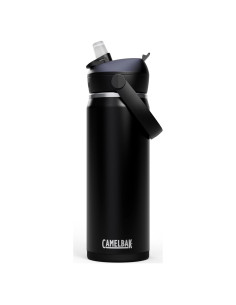 Botella de Agua CamelBak Thrive Flip Straw 591ml Acero Inoxidable Negro