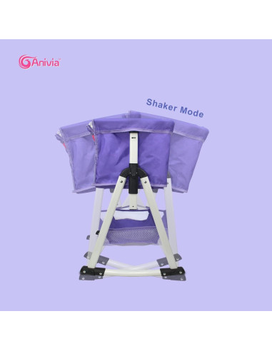 Cama de Muñeca ANIVIA DP601 2 en 1 Cuna y Columpio