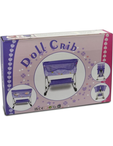 Cama de Muñeca ANIVIA DP601 2 en 1 Cuna y Columpio