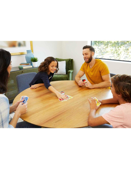 Juego de Cartas Mattel UNO, DOS y Skip-Bo en Estuche