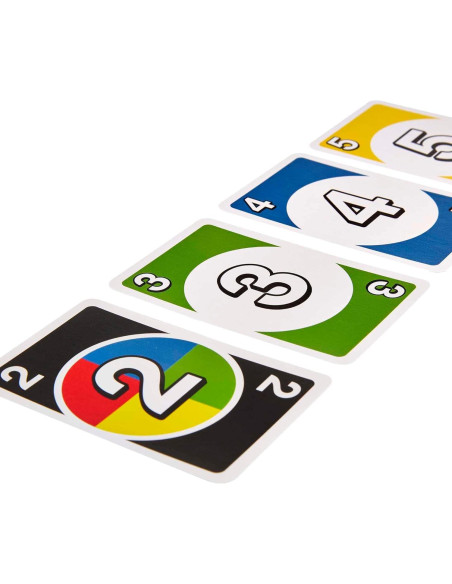 Juego de Cartas Mattel UNO, DOS y Skip-Bo en Estuche