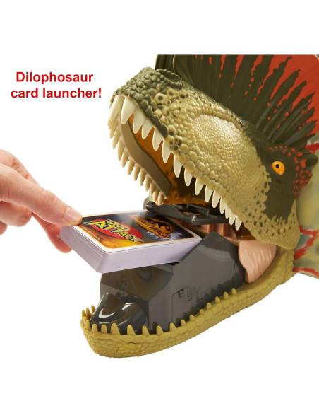 Juego de Cartas UNO Attack Mattel Mundo Jurásico con Lanzador Juego de Cartas UNO Attack Mattel Mundo Jurásico con Lanzador