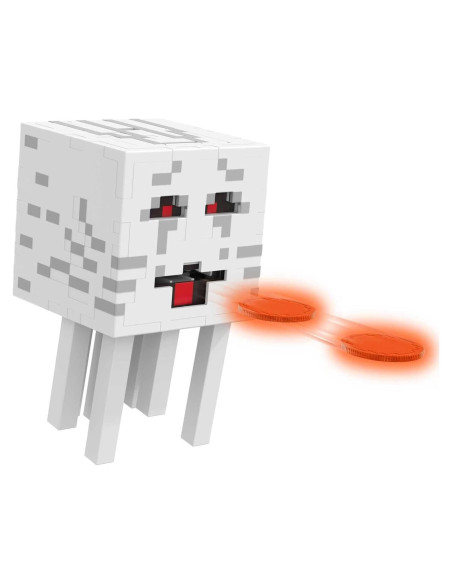 Figura Ghast de Bola de Fuego Mattel Minecraft con 10 Discos