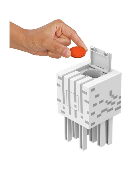 Figura Ghast de Bola de Fuego Mattel Minecraft con 10 Discos