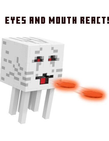 Figura Ghast de Bola de Fuego Mattel Minecraft con 10 Discos