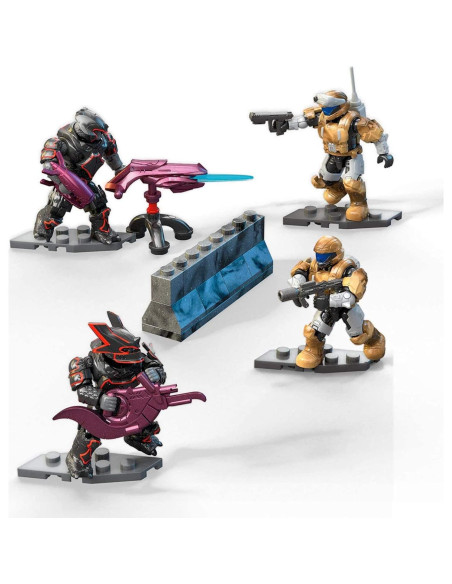 Mega Construx Halo Emboscada ODST 4 Figuras y Accesorios