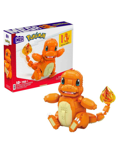 Set de Construcción MEGA Pokémon Jumbo Charmander 750 Piezas