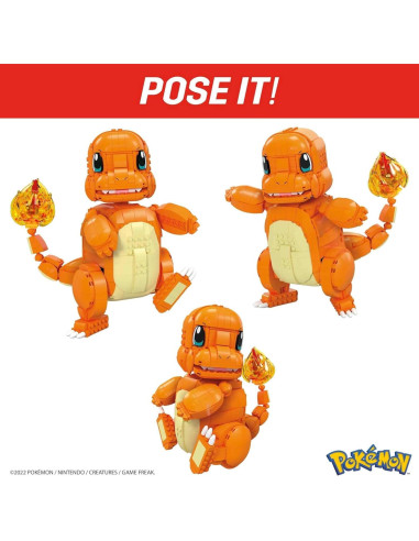 Set de Construcción MEGA Pokémon Jumbo Charmander 750 Piezas