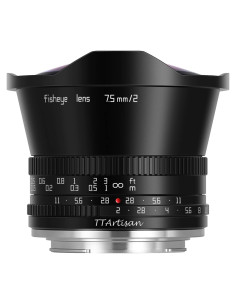 Lente Ojo de Pez TTArtisan 7.5mm F2 para Cámaras APS-C