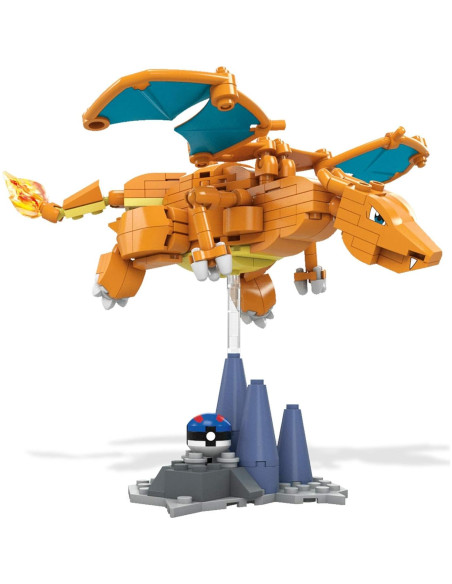 Mega Construx Charizard Mattel 11.43 cm articulado