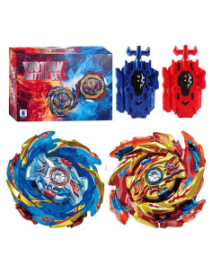 Conjunto Cuchillas Turbo Gyro Burst Wotean 4D con Lanzador