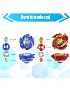 Conjunto Cuchillas Turbo Gyro Burst Wotean 4D con Lanzador 2