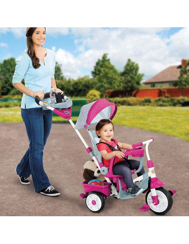 Triciclo Little Tikes 4-en-1 Rosa 9 meses a 5 años