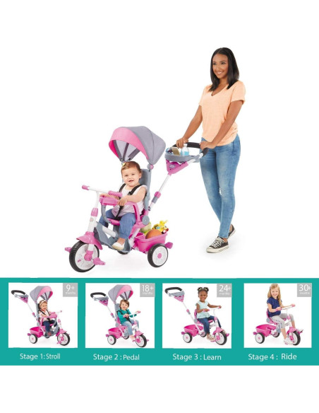 Triciclo Little Tikes 4-en-1 Rosa 9 meses a 5 años