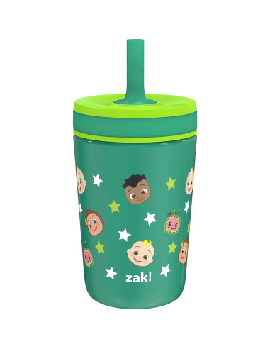 Vaso Aislado CoComelon 12oz - Zak Designs con Pajilla