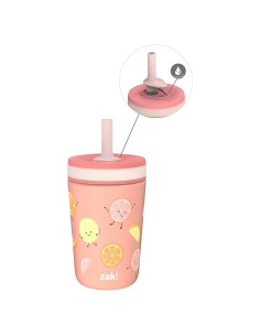 Taza Tumbler Zak Designs 12oz Acero Inoxidable Fruta Feliz