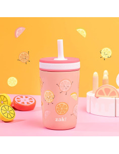 Taza Tumbler Zak Designs 12oz Acero Inoxidable Fruta Feliz 2