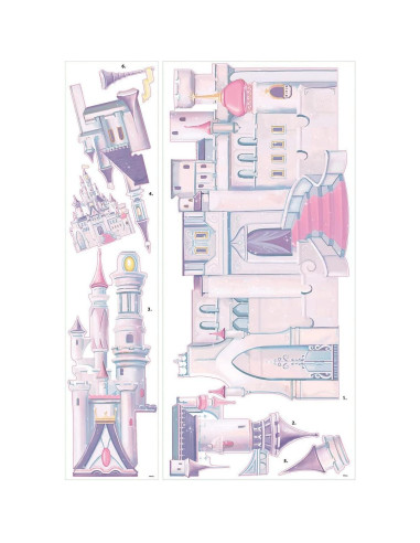 Calcomanías Gigantes Castillo Princesa RoomMates RMK1546GM