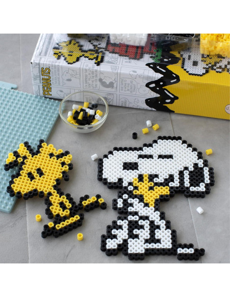 Kit Perler Peanuts 4260 Piezas Snoopy y Woodstock