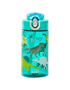 Botella de Agua Zak Designs 16oz Dinosaurio a Prueba de Fugas
