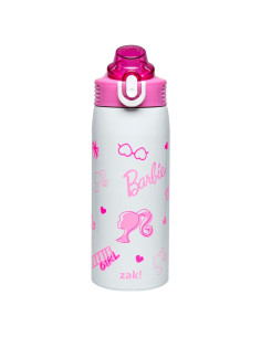 Botella de Agua Infantil Zak Designs Barbie 19oz Acero Inoxidable