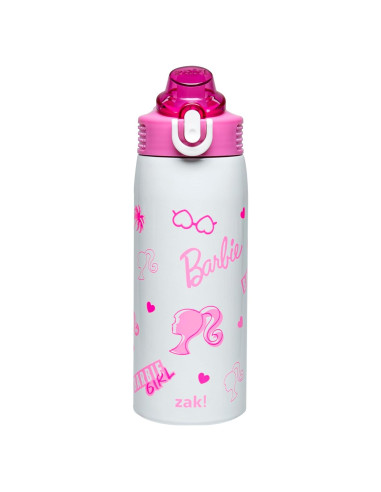 Botella de Agua Infantil Zak Designs Barbie 19oz Acero Inoxidable