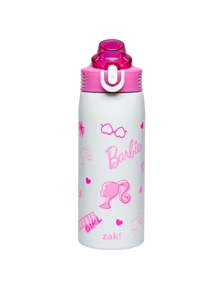 Botella de Agua Infantil Zak Designs Barbie 19oz Acero Inoxidable