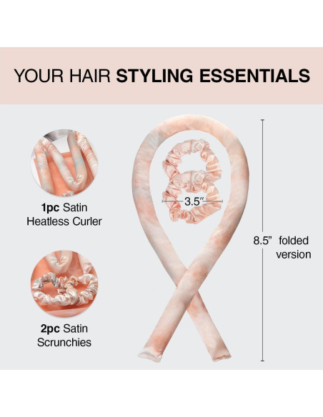 Rizador de Cabello Sin Calor Kitsch - Atardecer Tie Dye