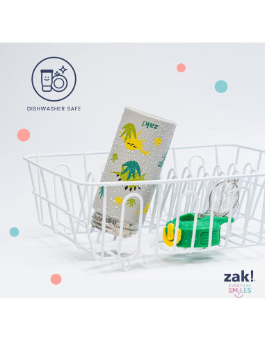 Botella de Agua Infantil Zak Designs Barbie 19oz Acero Inoxidable